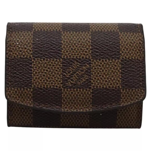LOUIS VUITTON Damier Ebene Cuffs Cuff Case LV Auth 114634 - Picture 1 of 16